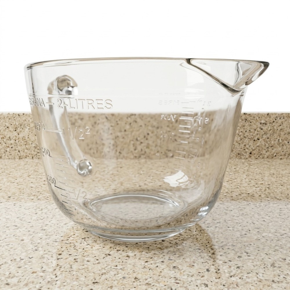 Vintage Anchor Hocking Fire King 8 Cup 2 Qt Batter Bowl Measuring Pour Spout - Picture 4 of 10